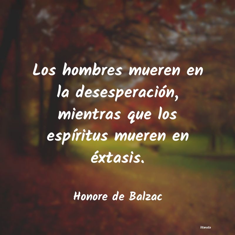 frases de Honore de Balzac