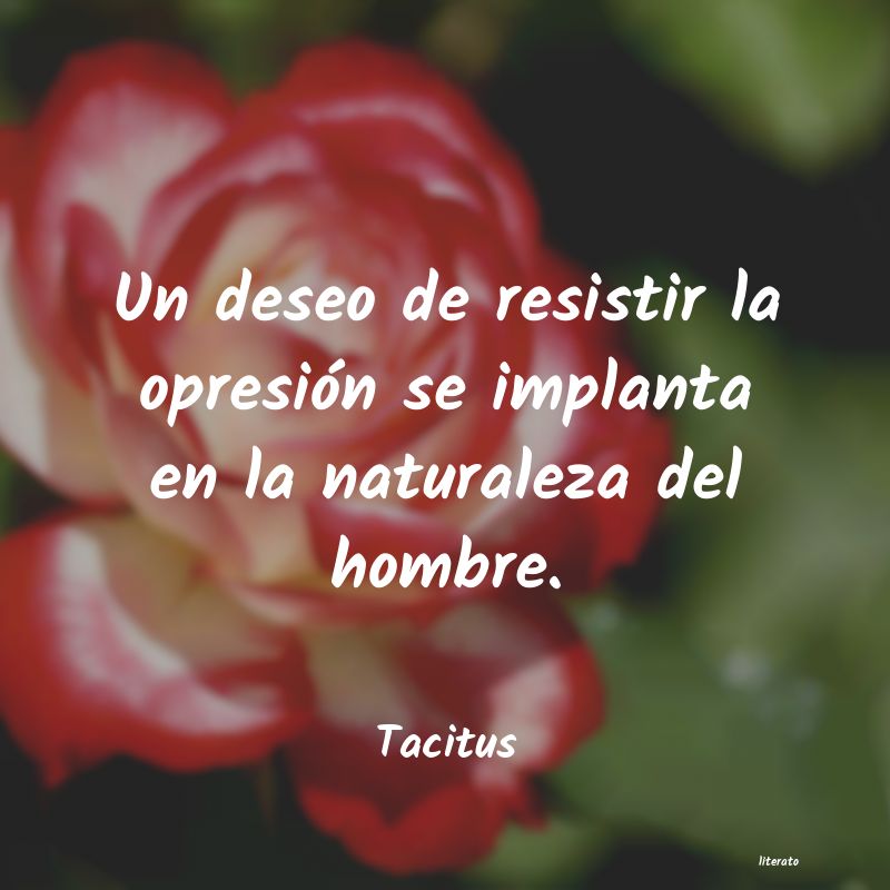 Frases de Tacitus