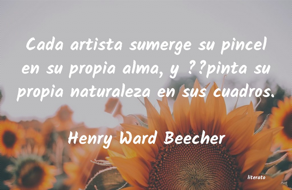 frases de Henry Ward Beecher