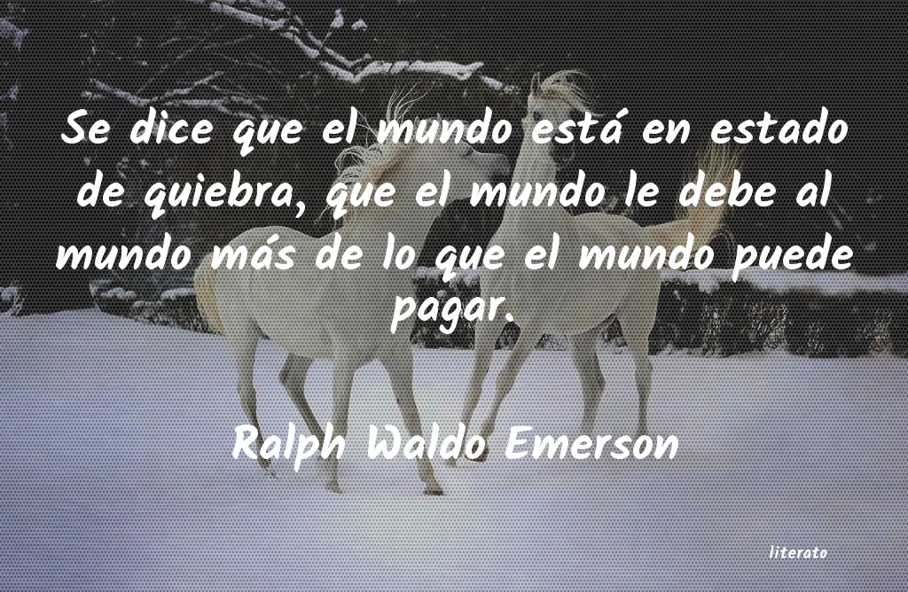 Frases de Ralph Waldo Emerson