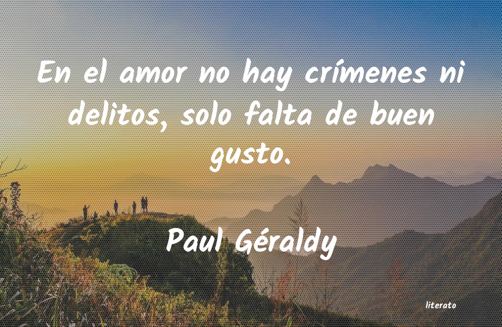 Frases de Paul Géraldy