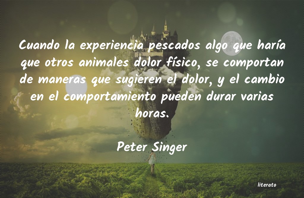 Frases de Peter Singer