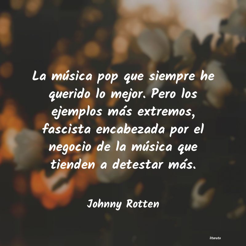 Frases de Johnny Rotten