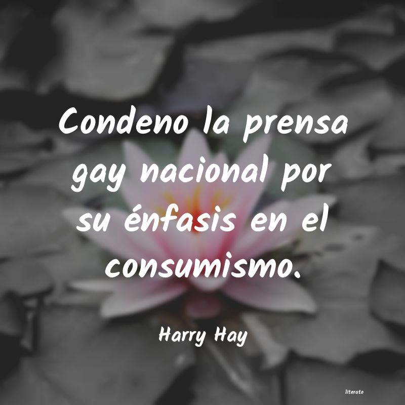 frases de Harry Hay