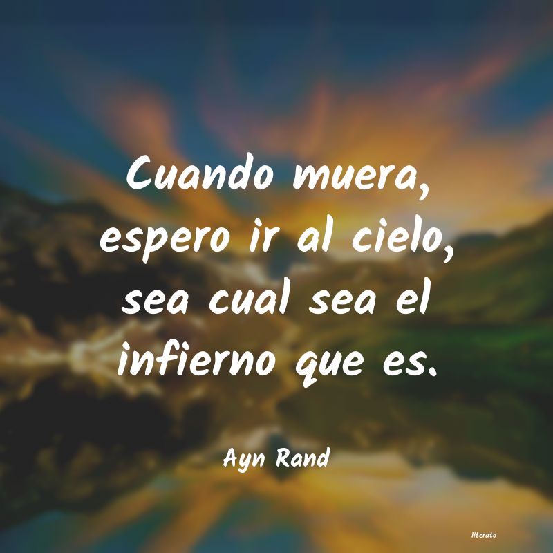 Frases de Ayn Rand