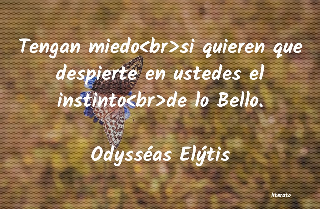 frases de Odysséas Elýtis