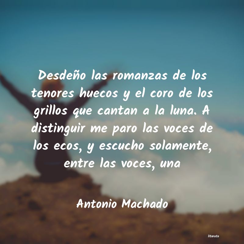 frases de Antonio Machado