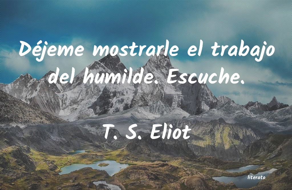 frases de T. S. Eliot