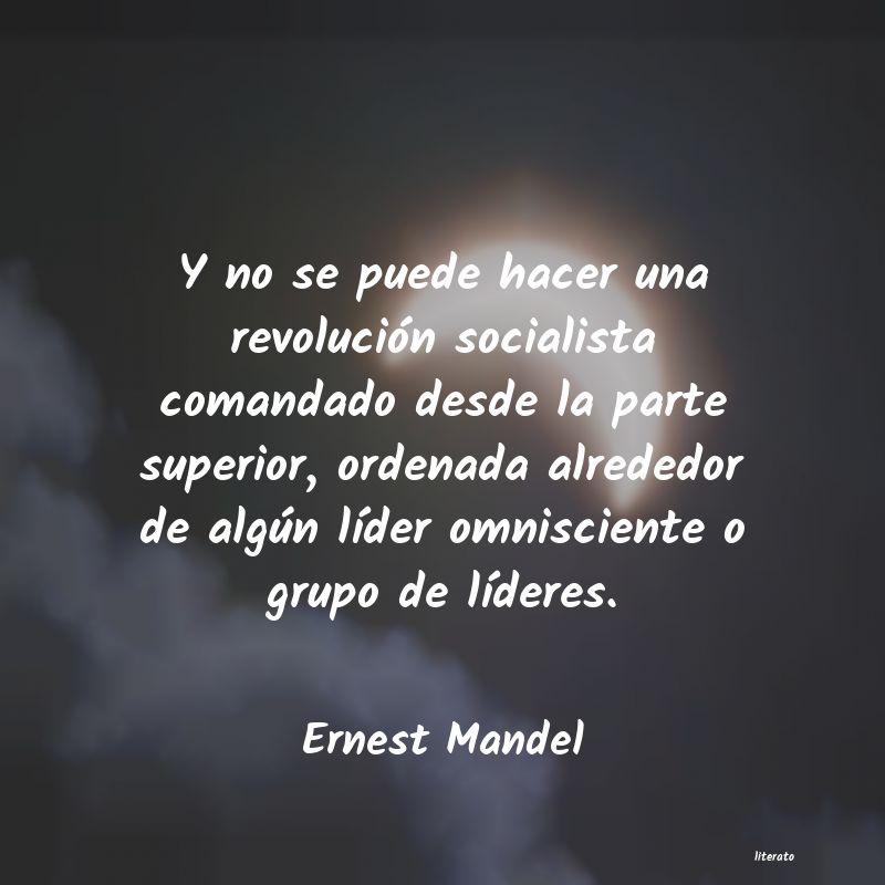 Frases de Ernest Mandel