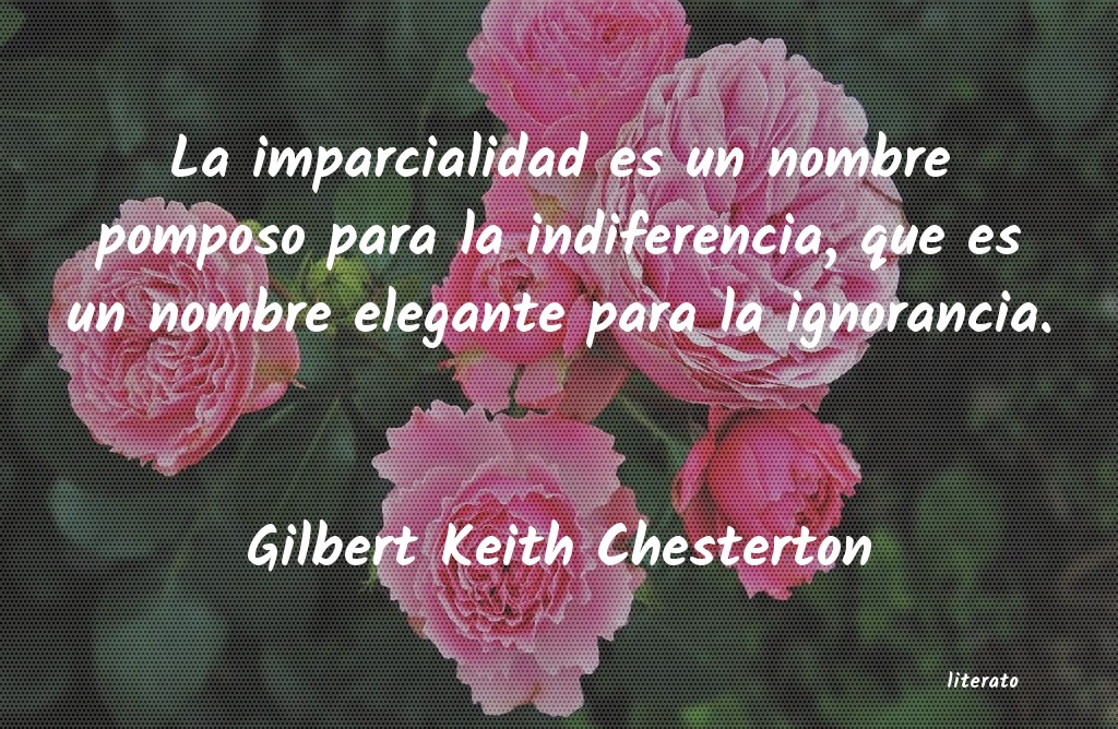 Frases de Gilbert Keith Chesterton