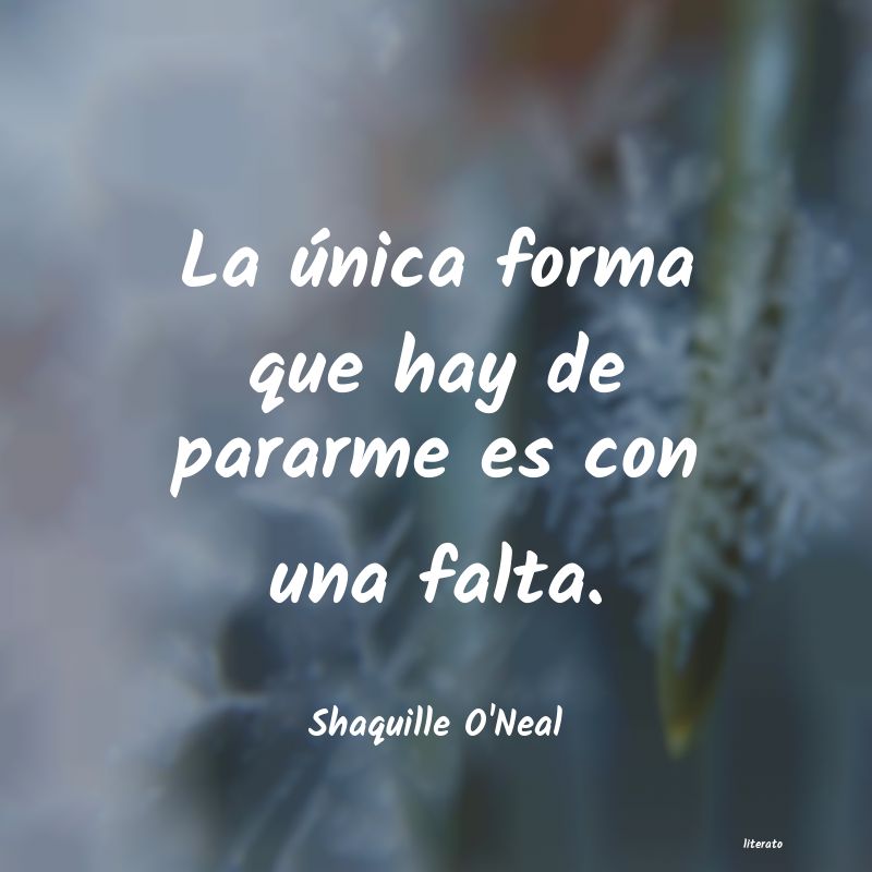 Frases de Shaquille O'Neal