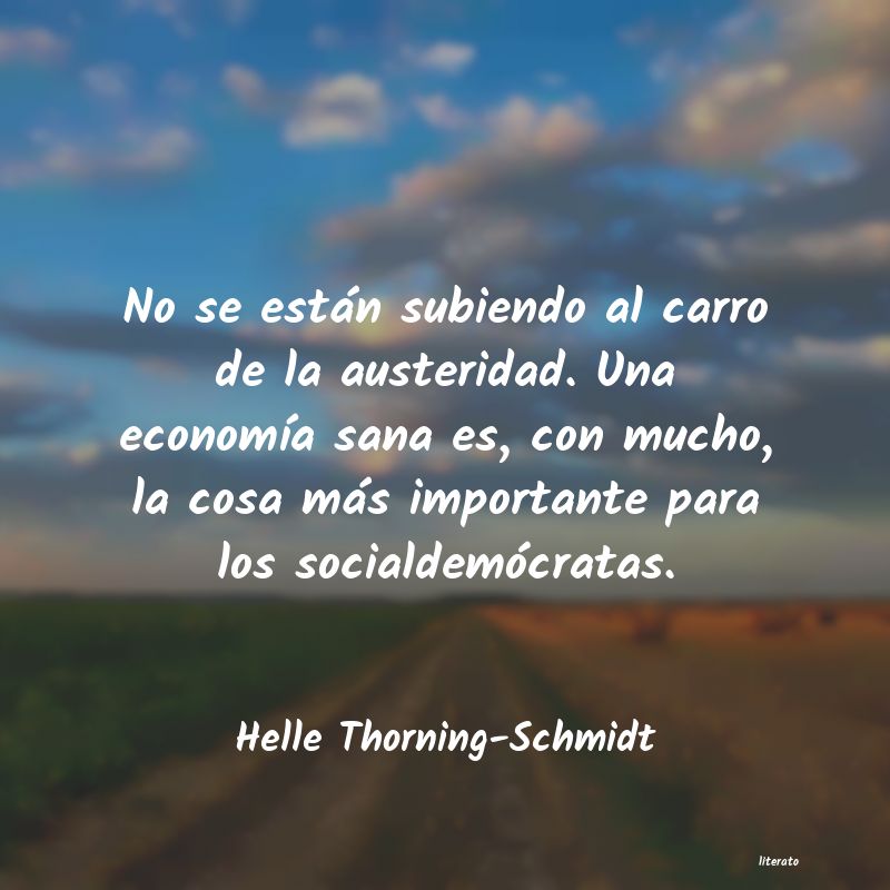 Frases de Helle Thorning-Schmidt