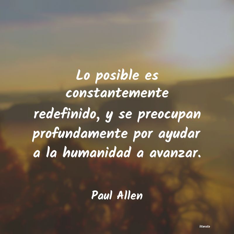 Frases de Paul Allen