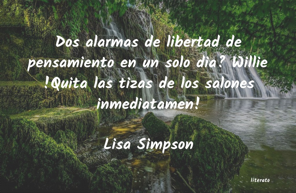 frases de Lisa Simpson