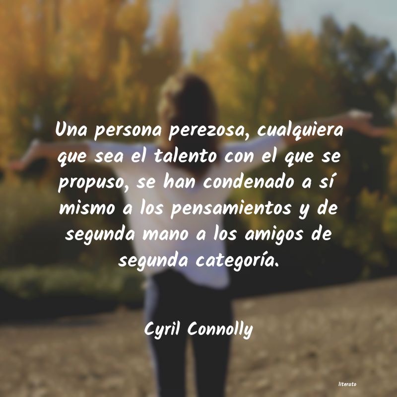 frases de Cyril Connolly