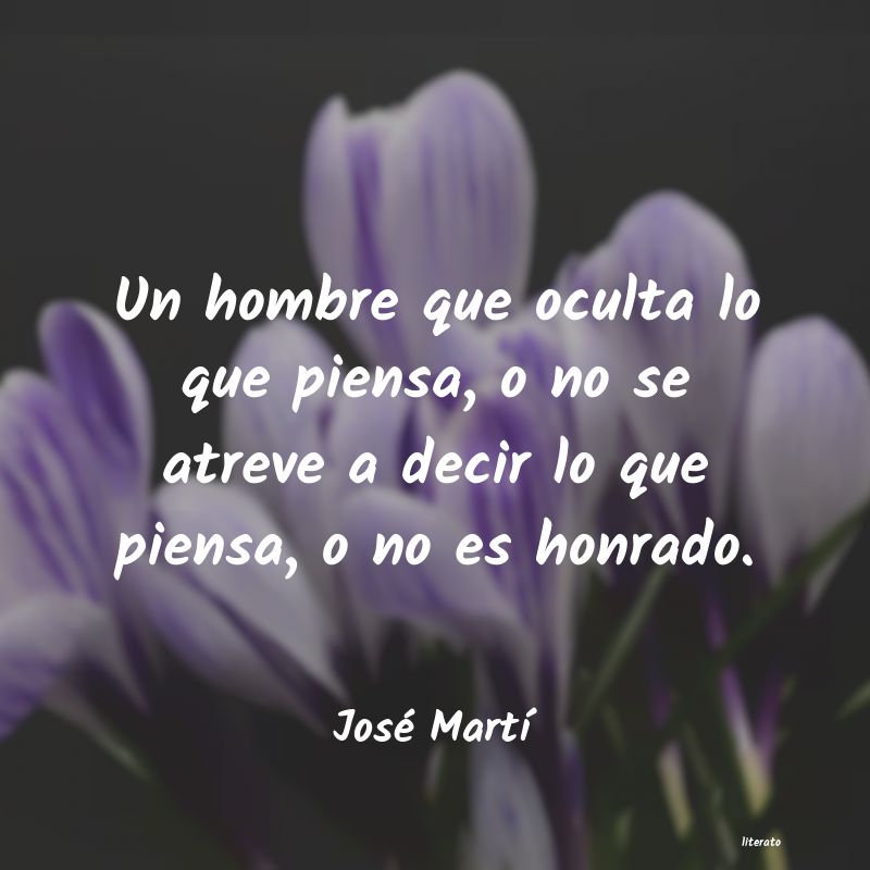 Frases de José Martí