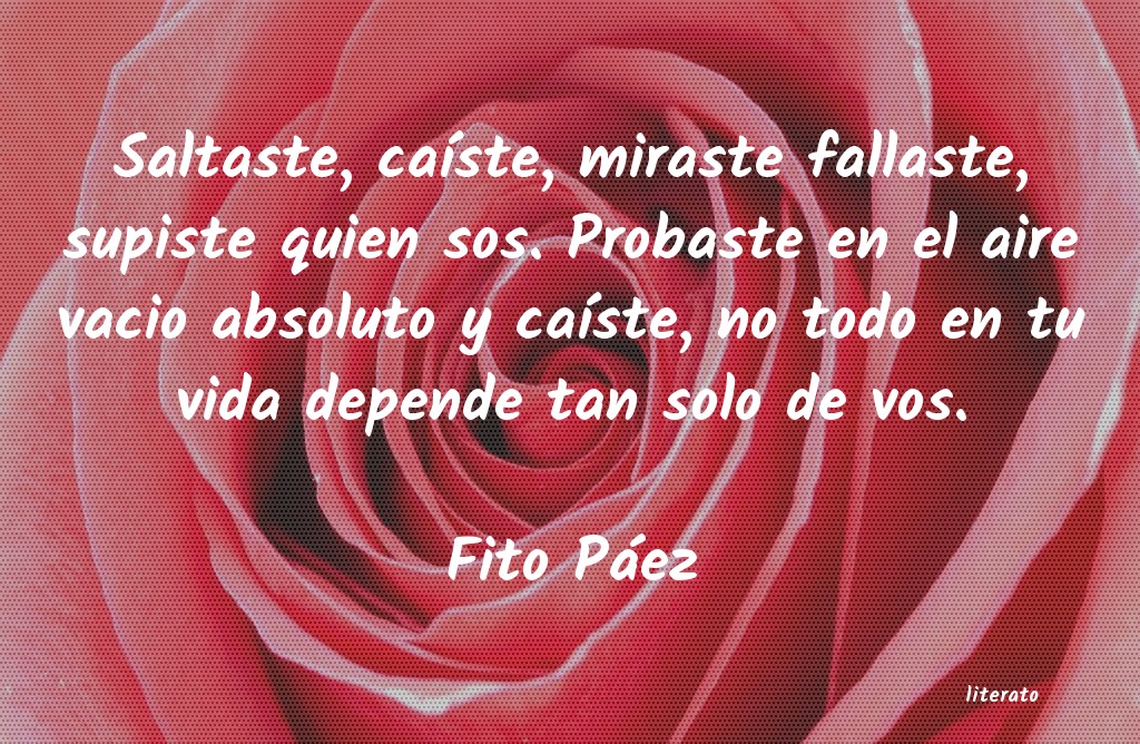 Frases de Fito Páez