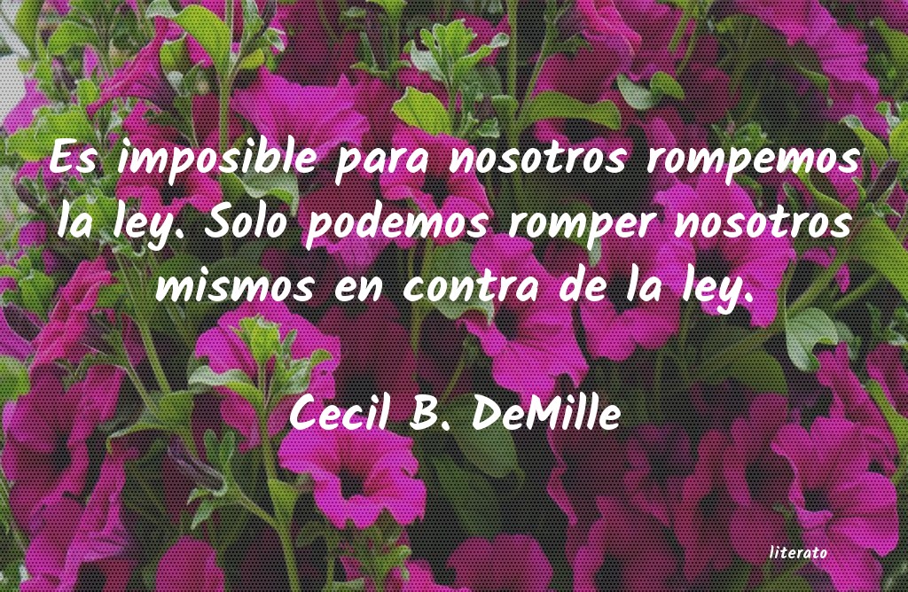 Frases de Cecil B. DeMille