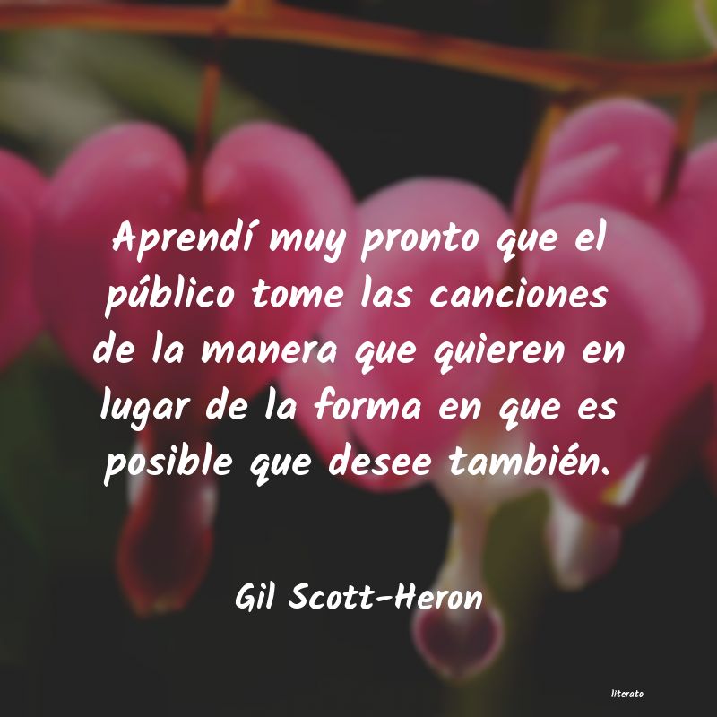 Frases de Gil Scott-Heron