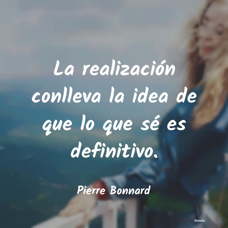 frases de Pierre Bonnard