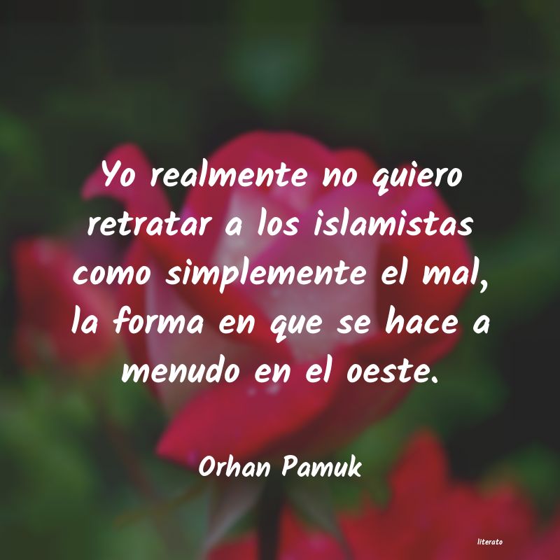 frases de Orhan Pamuk