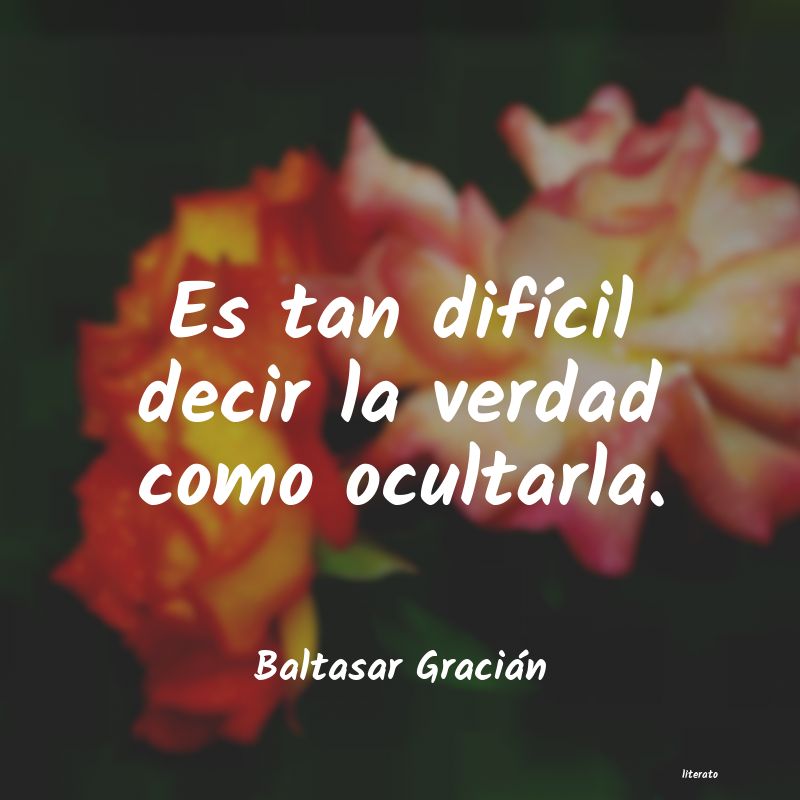 Frases de Baltasar Gracián