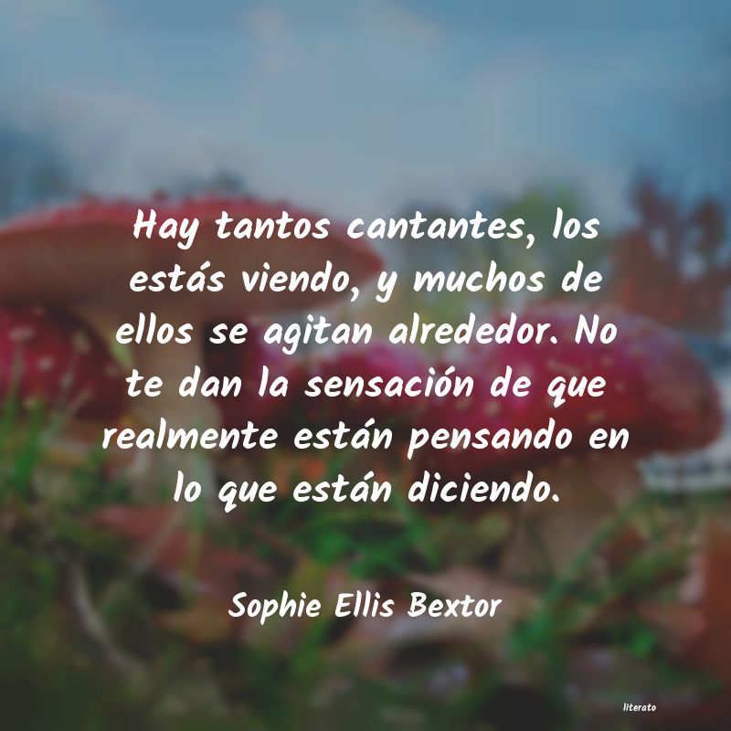 Frases de Sophie Ellis Bextor