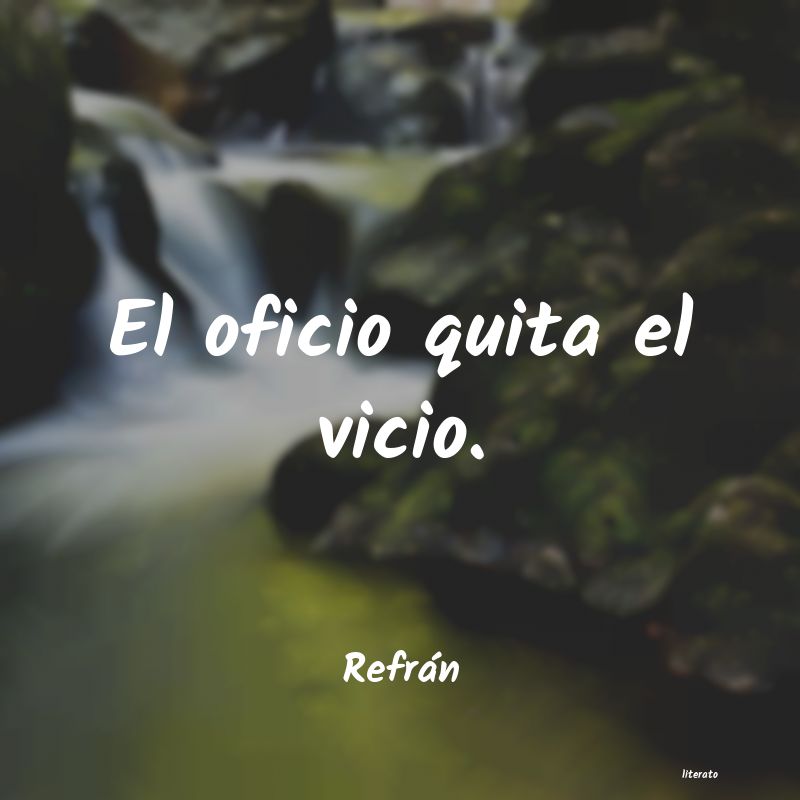 Frases de Refrán