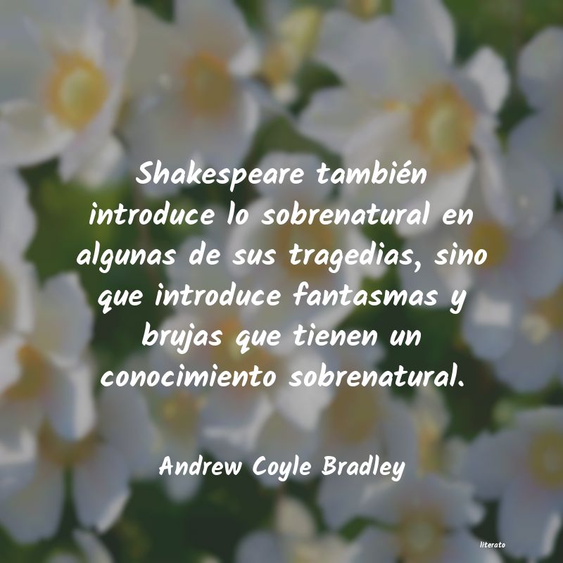 frases de Andrew Coyle Bradley