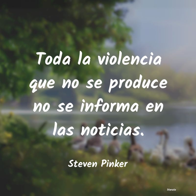 Frases de Steven Pinker