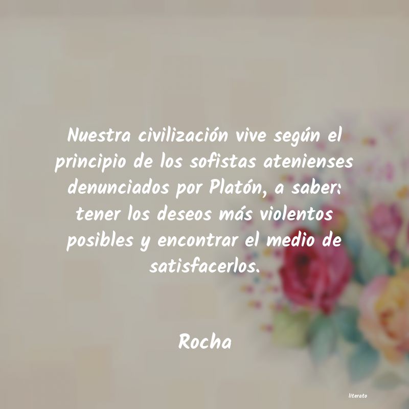 Frases de Rocha