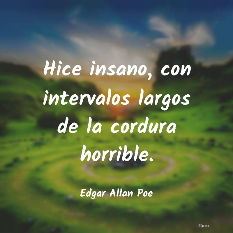 frases de Edgar Allan Poe