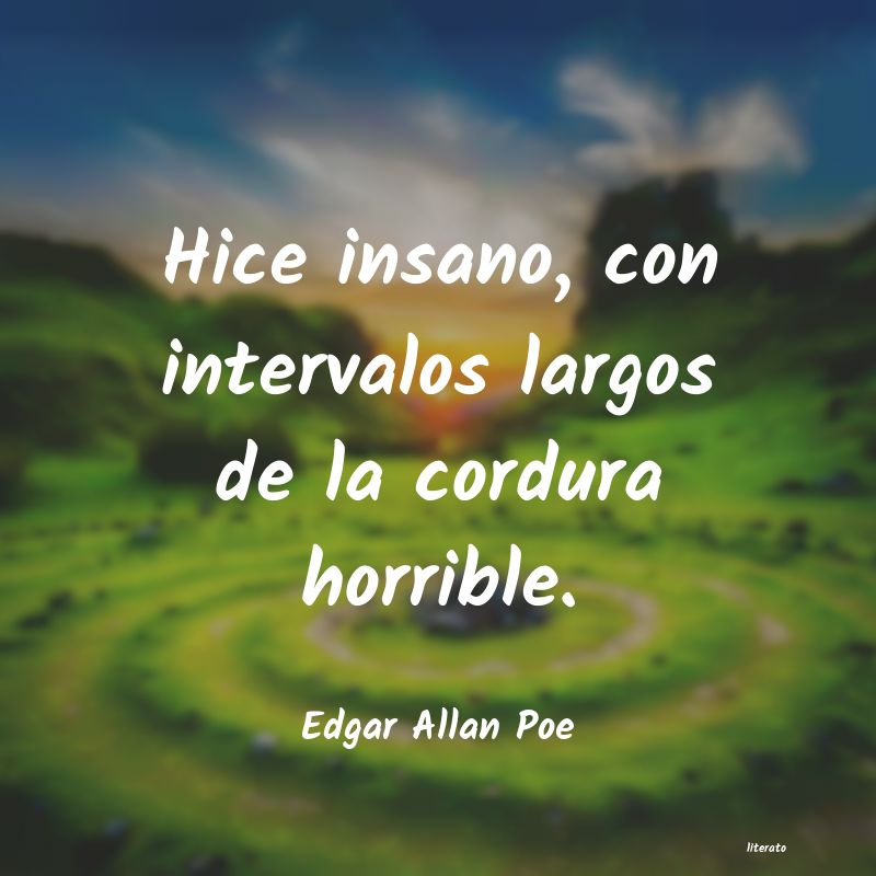 Frases de Edgar Allan Poe