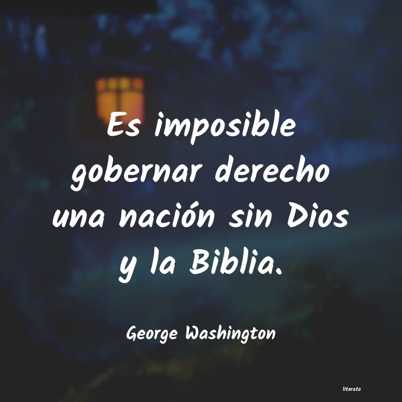 frases de George Washington