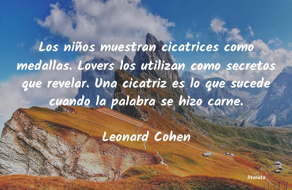 frases de Leonard Cohen