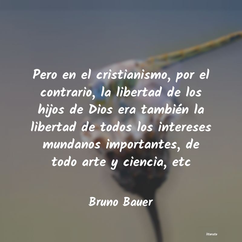frases de Bruno Bauer