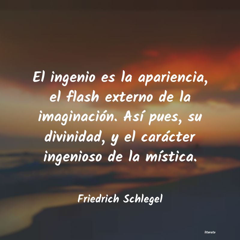 Frases de Friedrich Schlegel