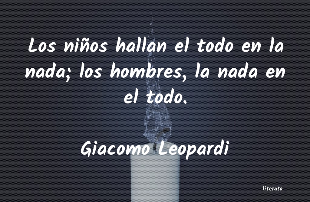 frases de Giacomo Leopardi
