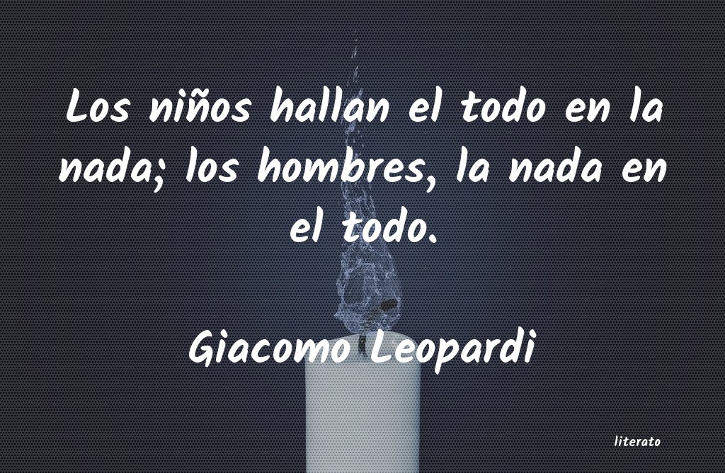 Frases de Giacomo Leopardi