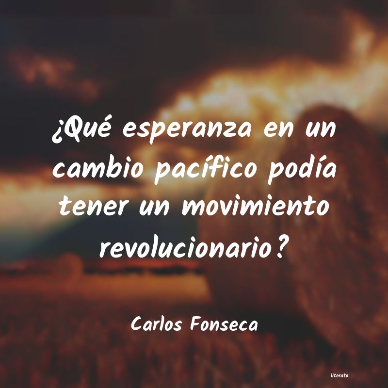 Frases de Carlos Fonseca