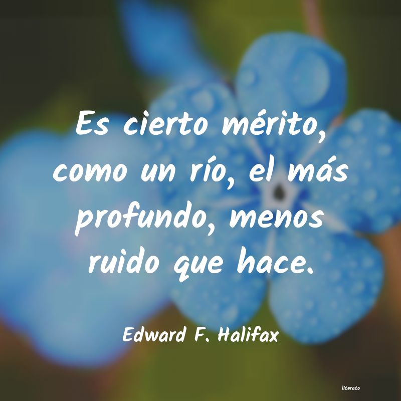 frases de Edward F. Halifax