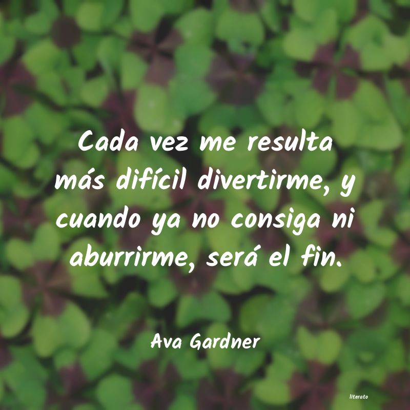 frases de Ava Gardner
