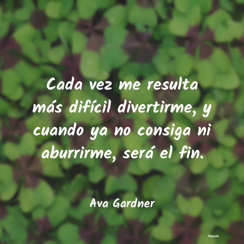 Frases de Ava Gardner