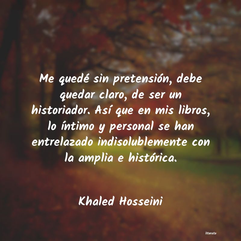 Frases de Khaled Hosseini