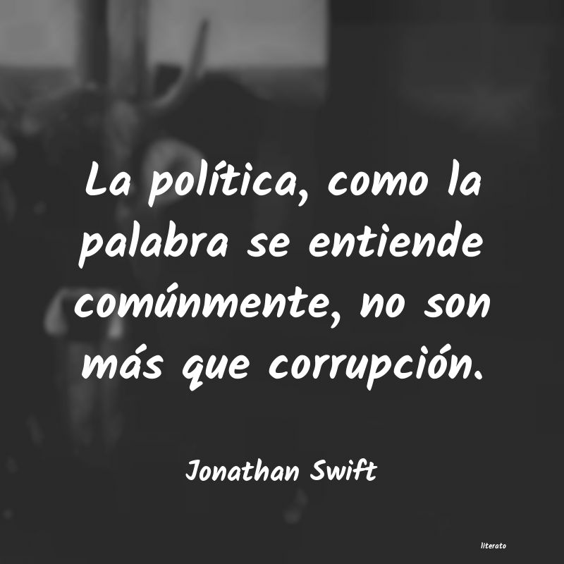 Frases de Jonathan Swift