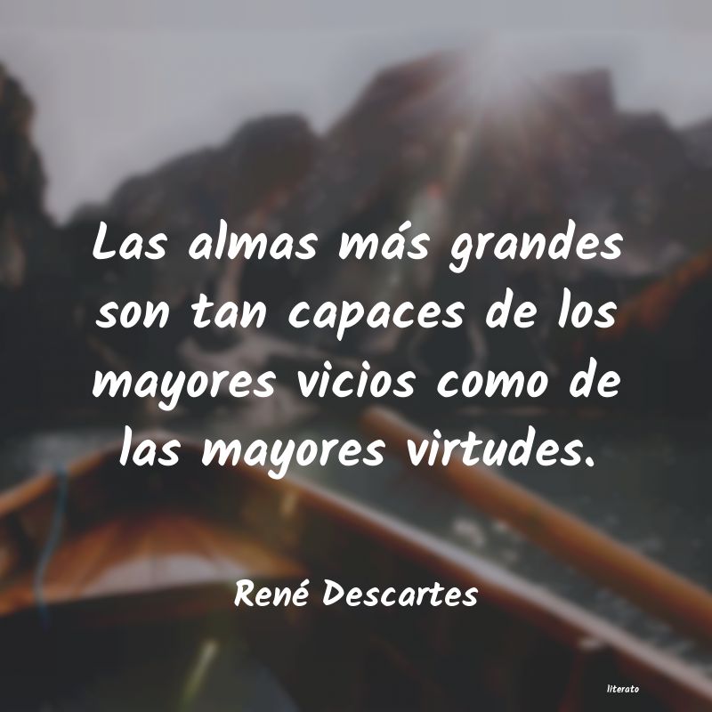 frases de René Descartes