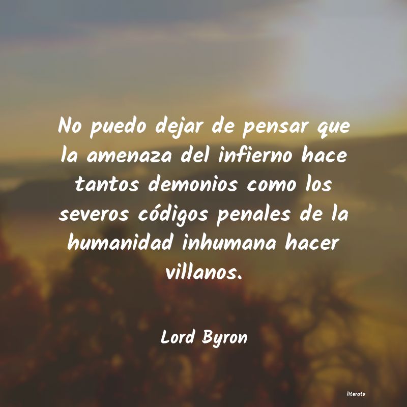 frases de Lord Byron