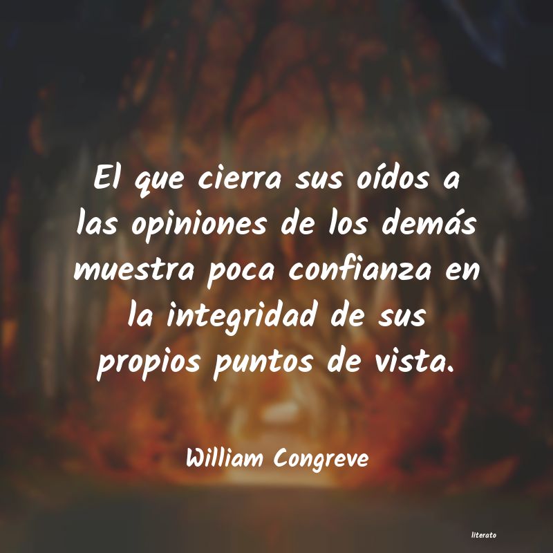 frases de William Congreve