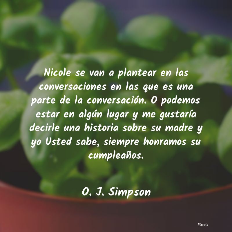 frases de O. J. Simpson