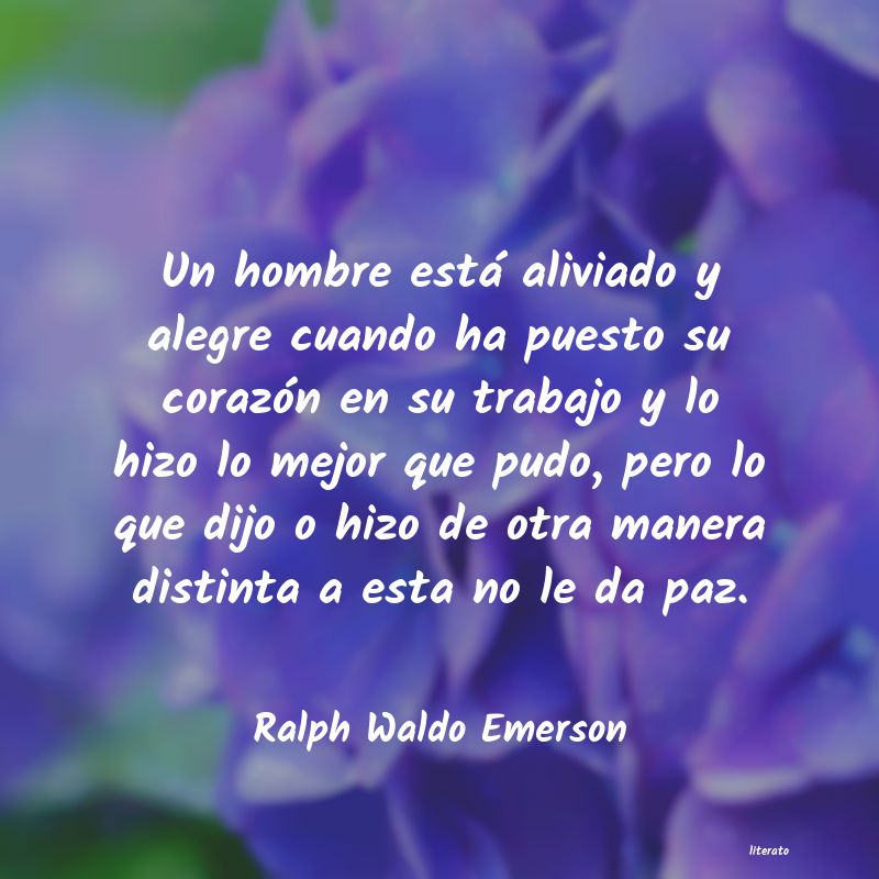 Frases de Ralph Waldo Emerson